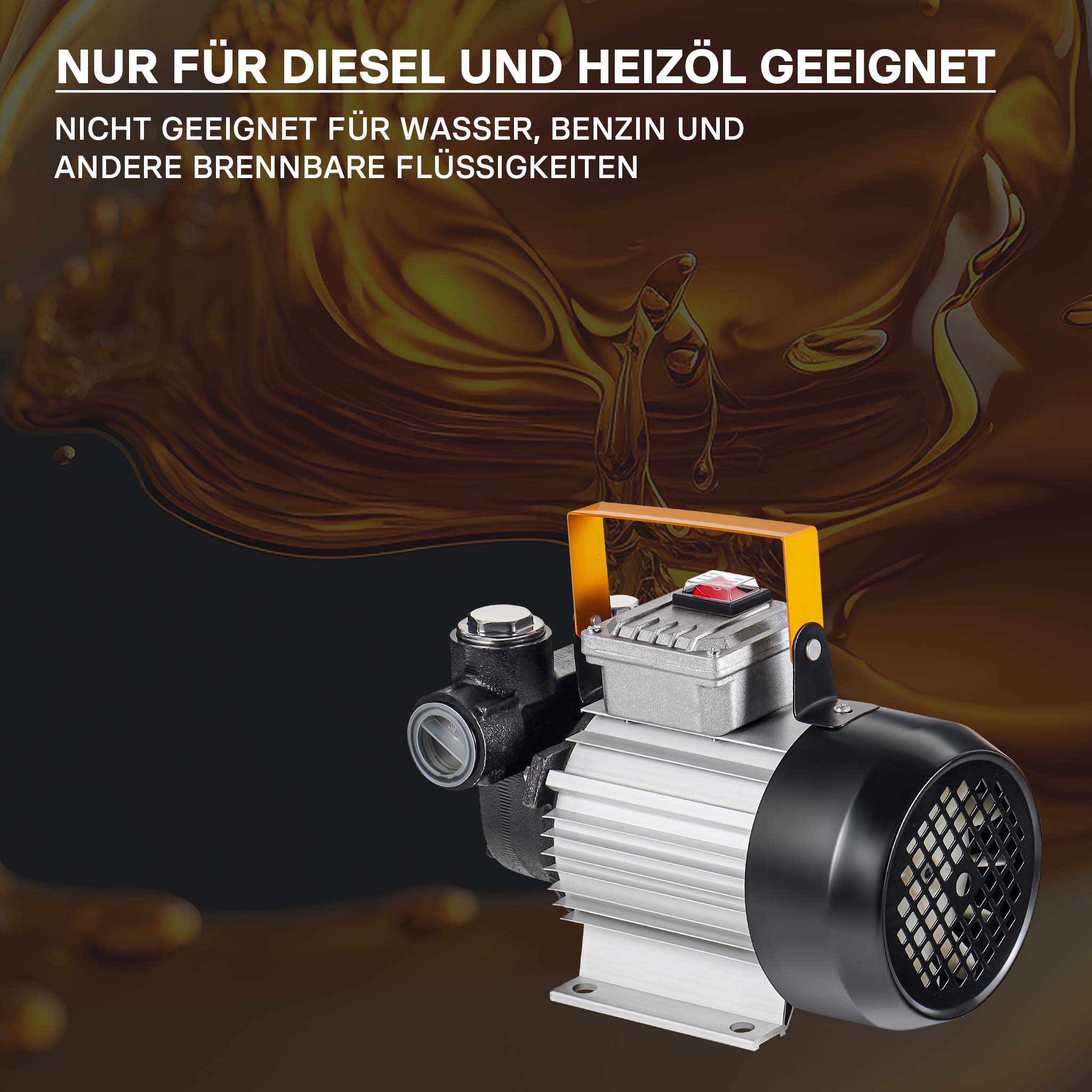 Wiltec Diesel/Heizölpumpe selbstansaugend 230V/600W 40l/min (50747) ab  149,99 €