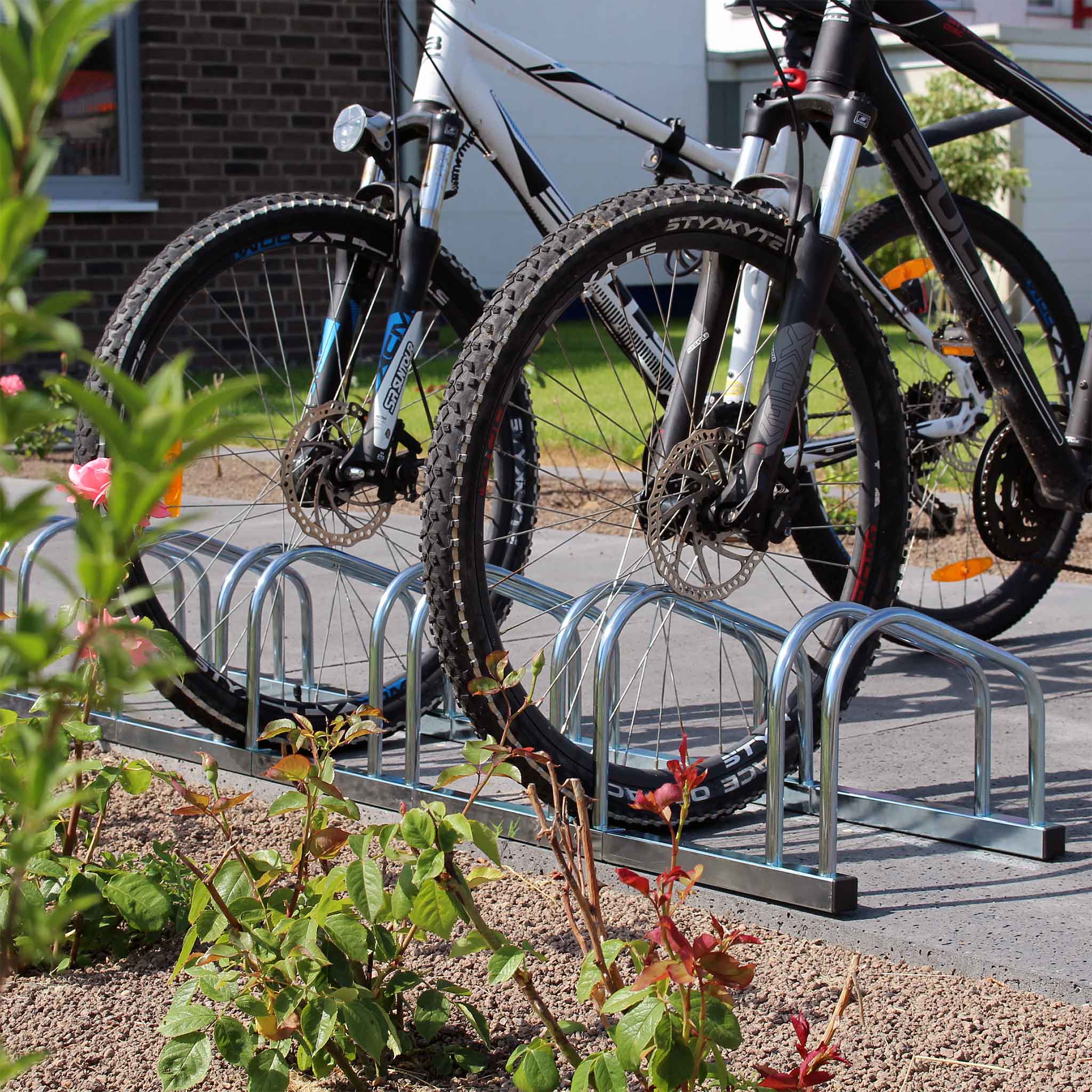 Toboli Rastrelliera per 6 biciclette Portabici in acciaio zincato