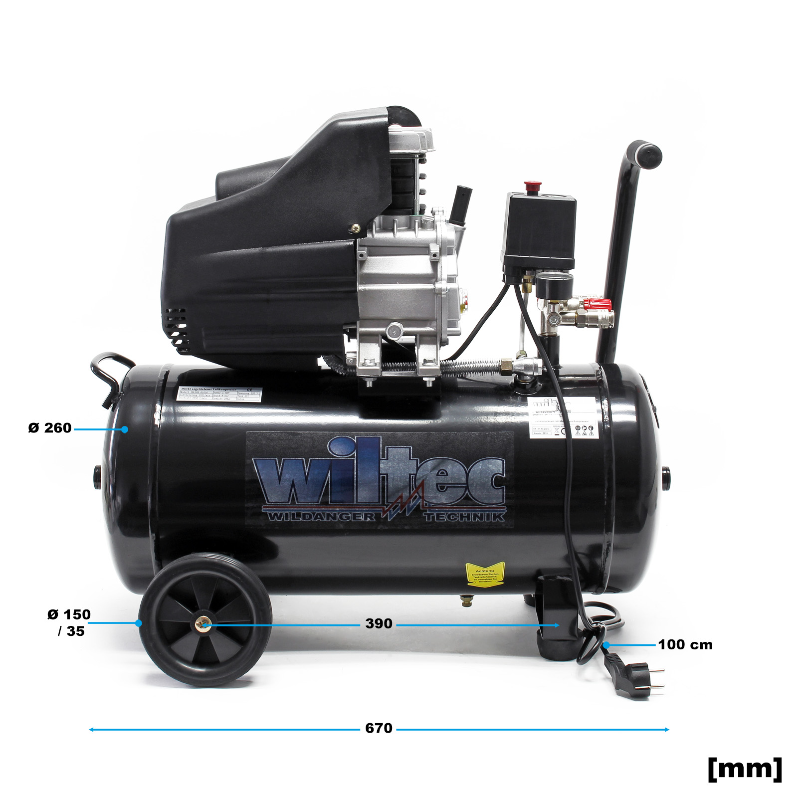 Auto Luftkompressor Druckluftkompressor mit LED 10Bar Mini Kompressor –  Flex-Autoteile
