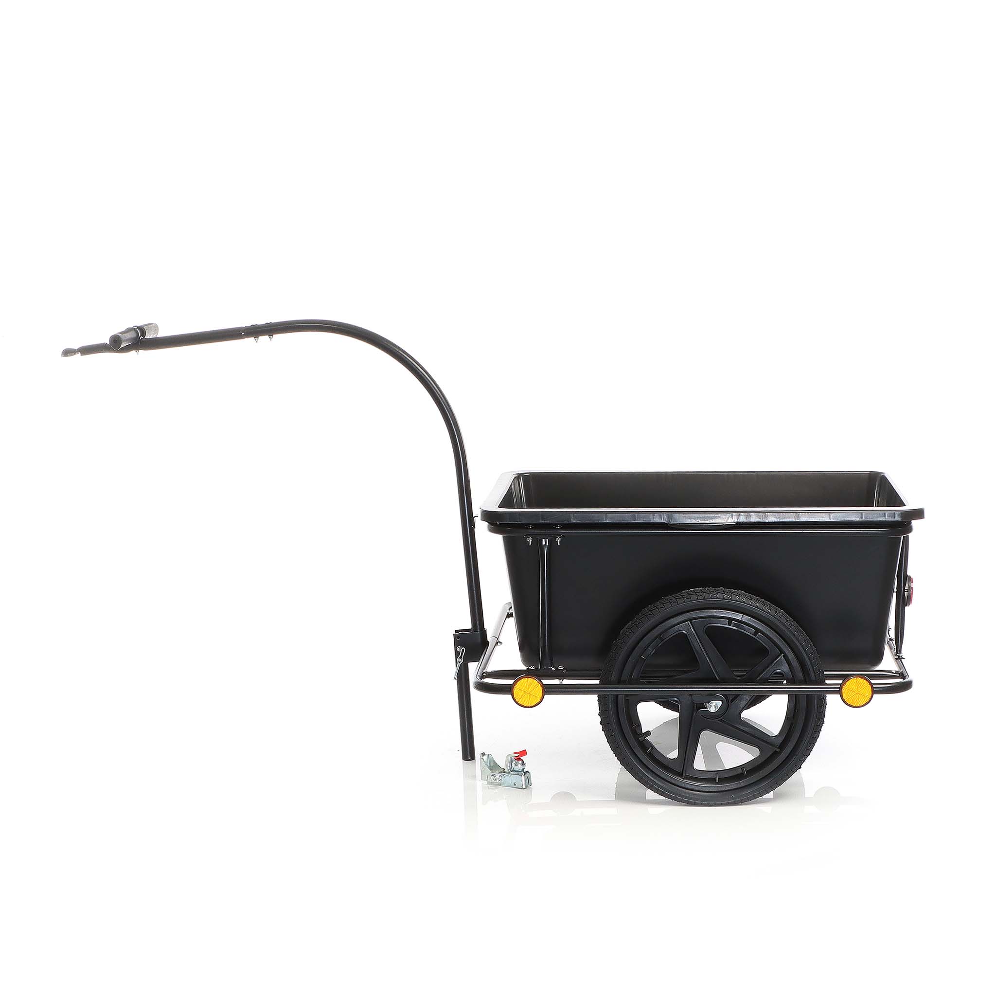 Wiltec Bicycle Trailer with 90-litres Tray Load Trailer up to 80kg