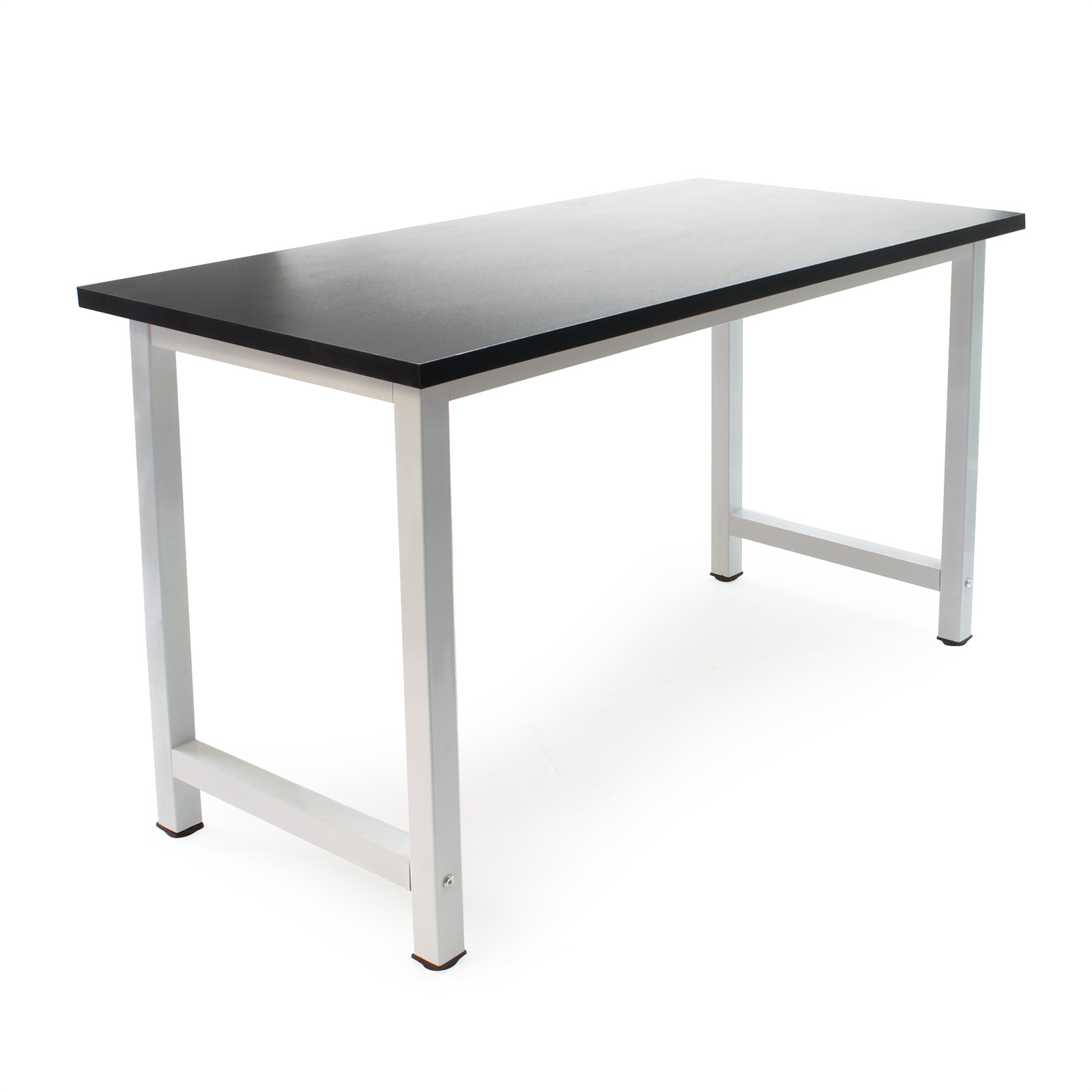 Schreibtisch 120x60x74cm Schwarz Computertisch Tisch Metalltisch