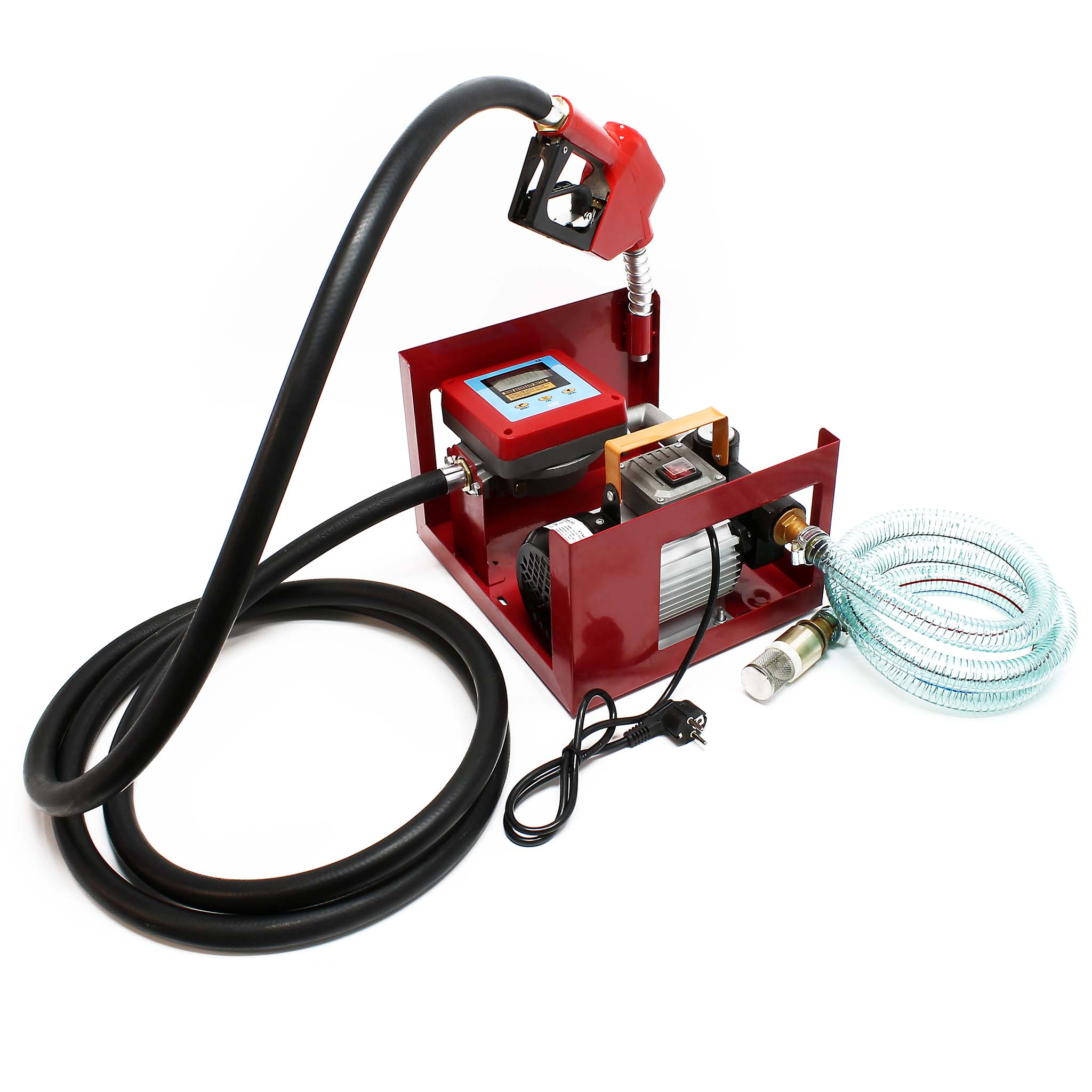 Diesel/Fuel pump Self-priming 550W 60l/min Flow meter Nozzle
