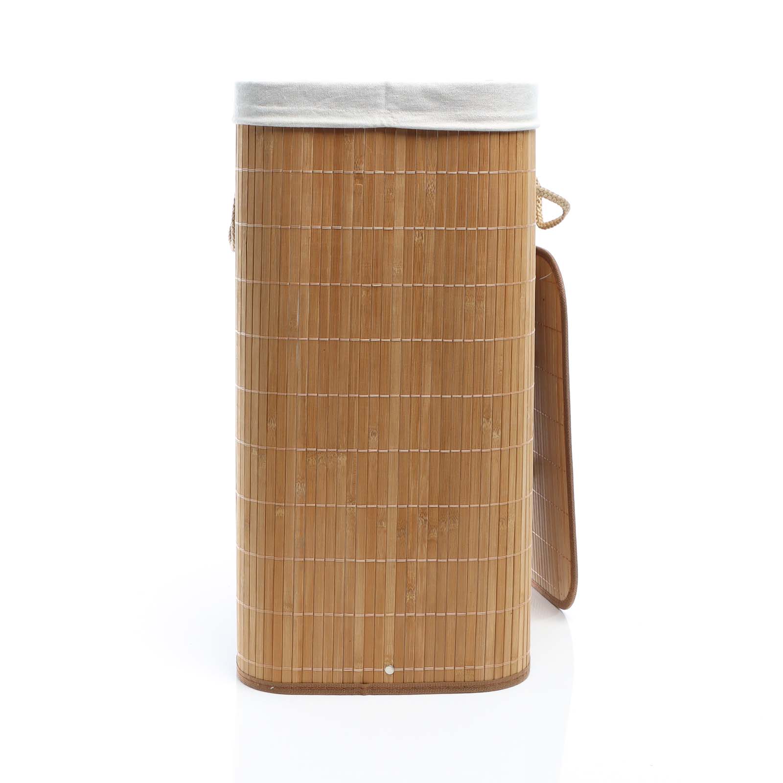 Cesto de ropa Bambú marrón 40 L