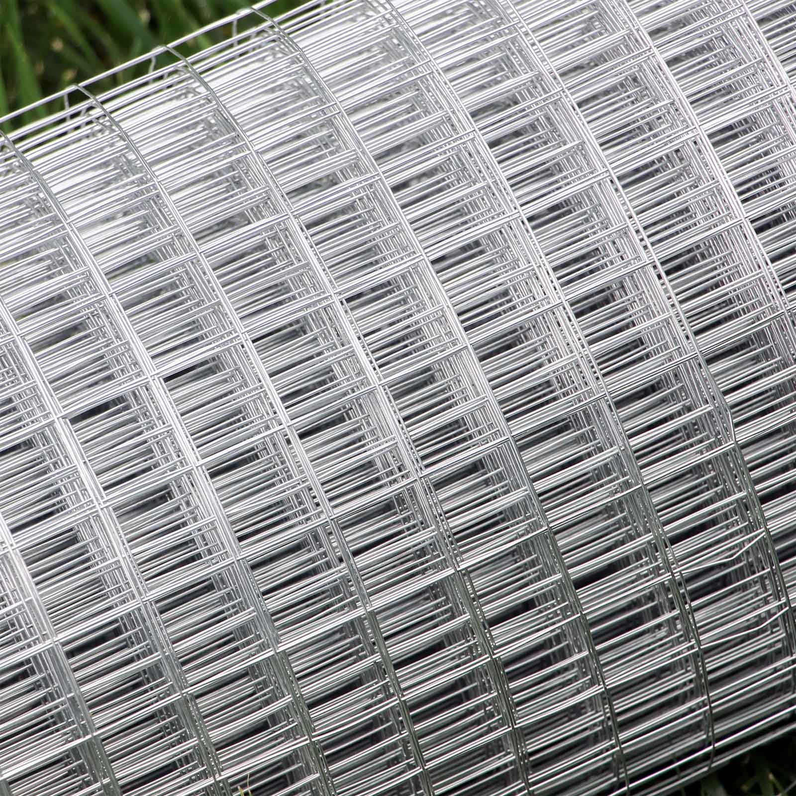 Fil de Grillage Vert Acier galvanisé PVC Maille 25x25mm Rouleau