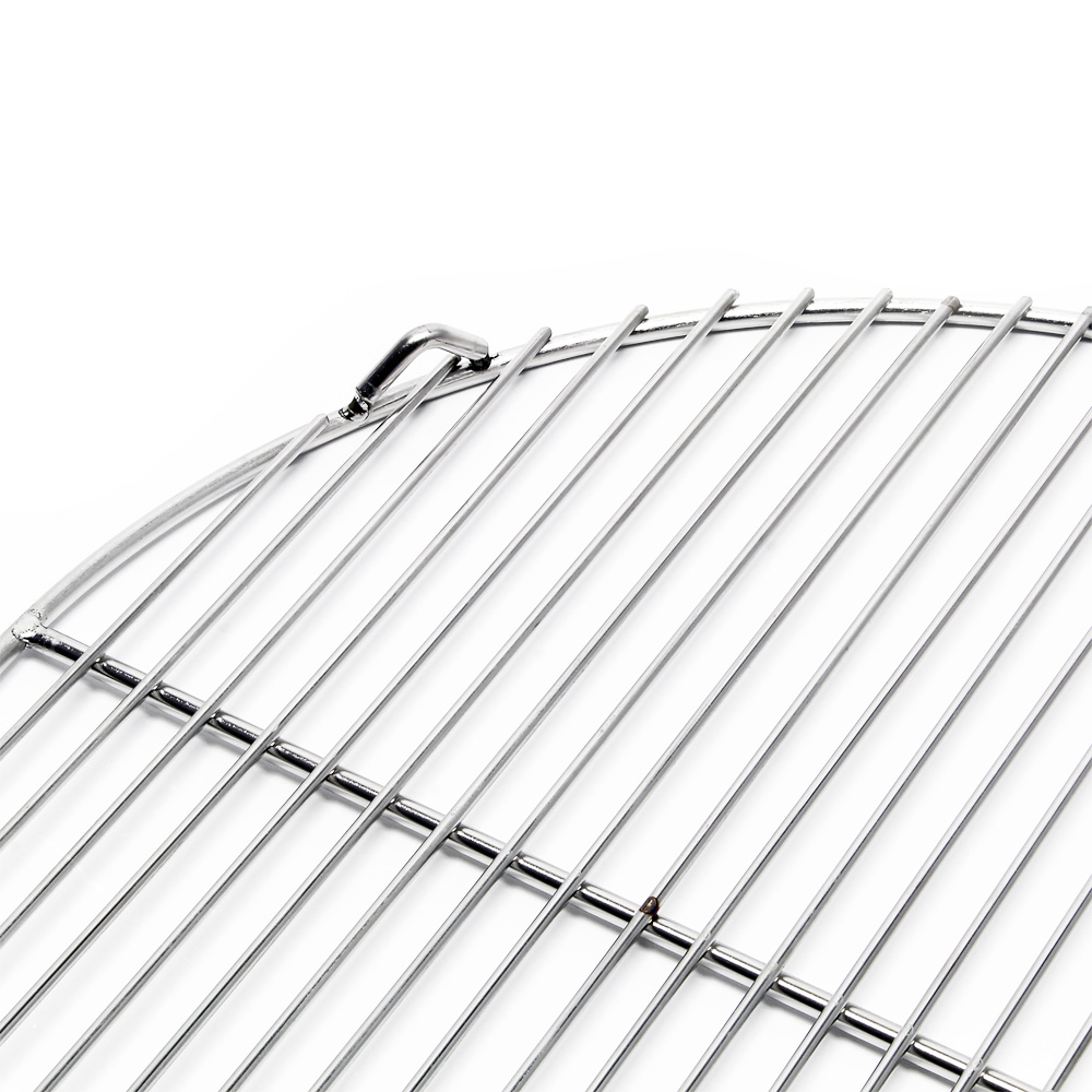 Sprong Echt Elke week Stainless steel barbecue grate round Ø 80 cm massive and rustfree