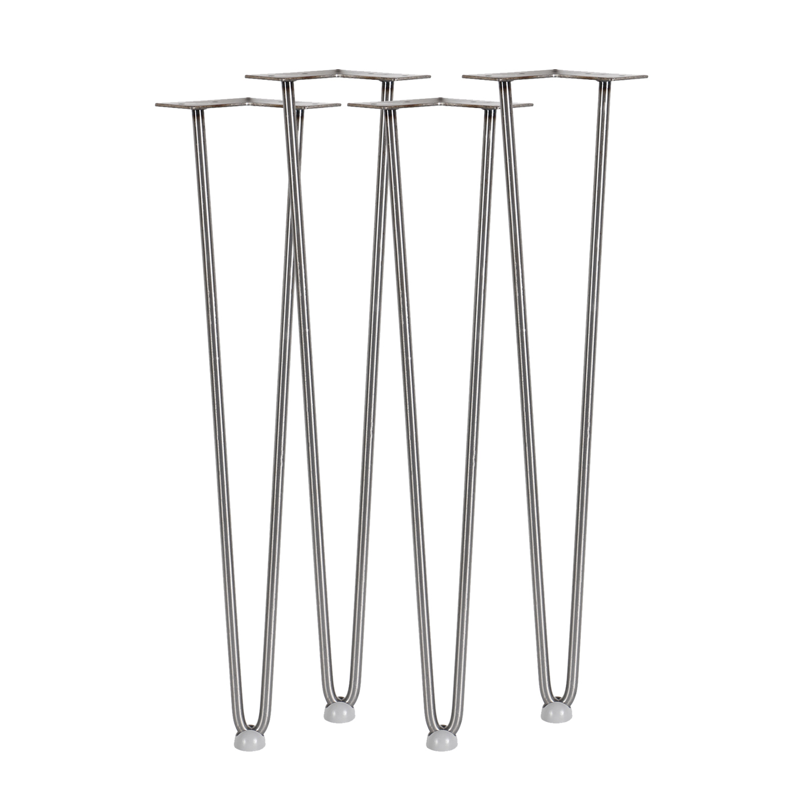 4er Set Hairpin Legs Haarnadelbeine für Tische Stahl 20cm Höhe
