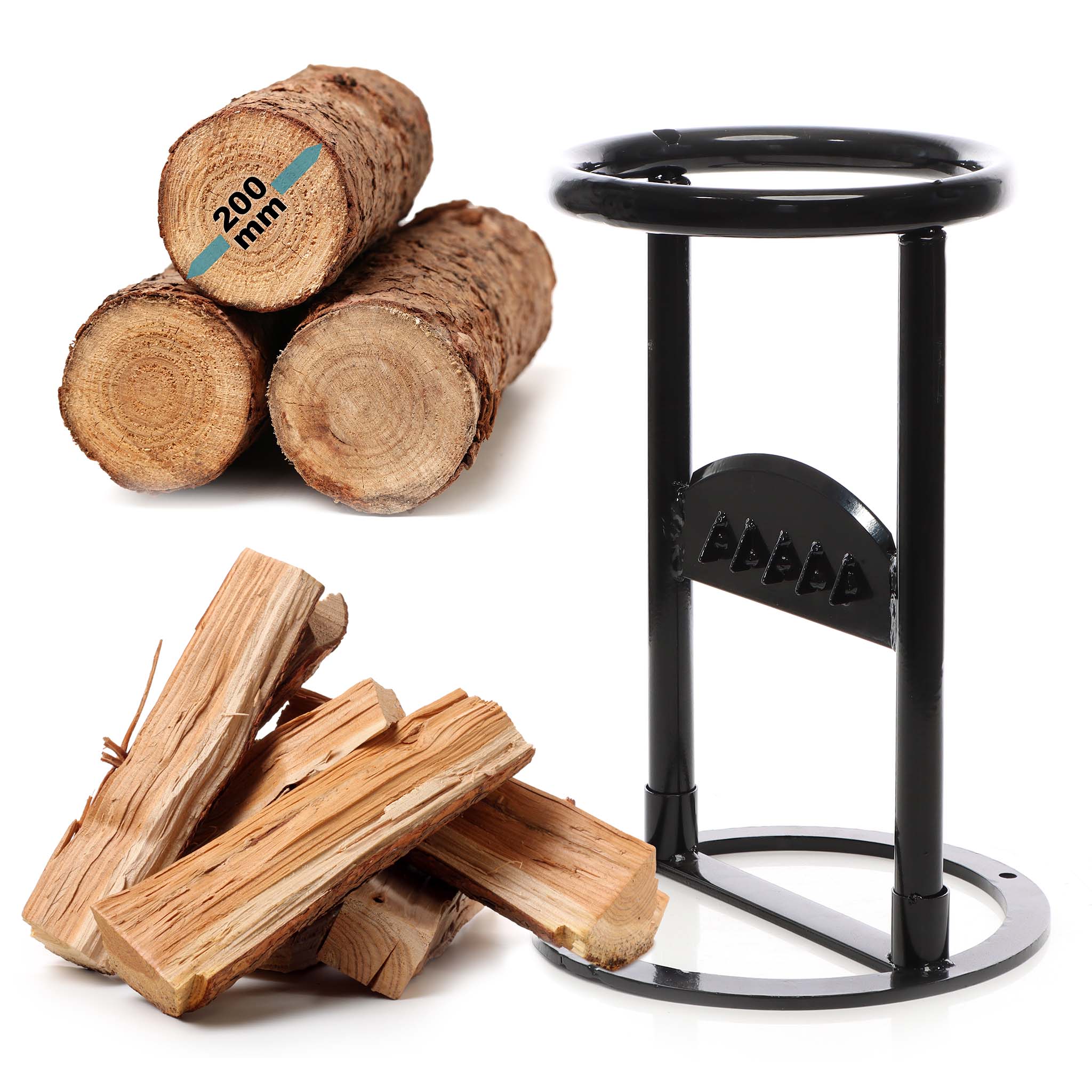 Fendeuse à bois pour bois de chauffage jusqu'à Ø203mm sans hache