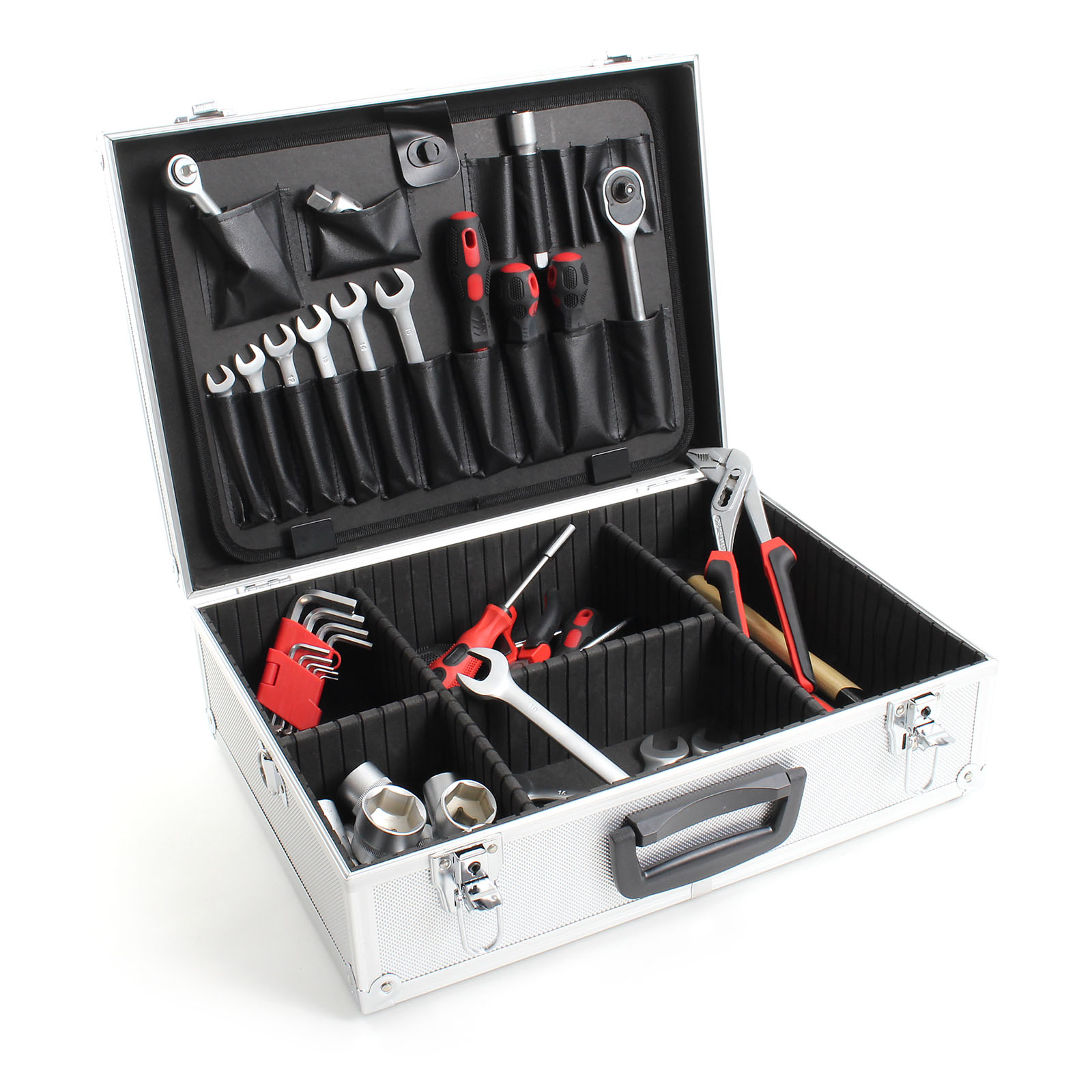 Pequeña caja de herramientas portátil con asa, estuche de almacenamiento de  herramientas, organizador de herramientas para artesanos del hogar y