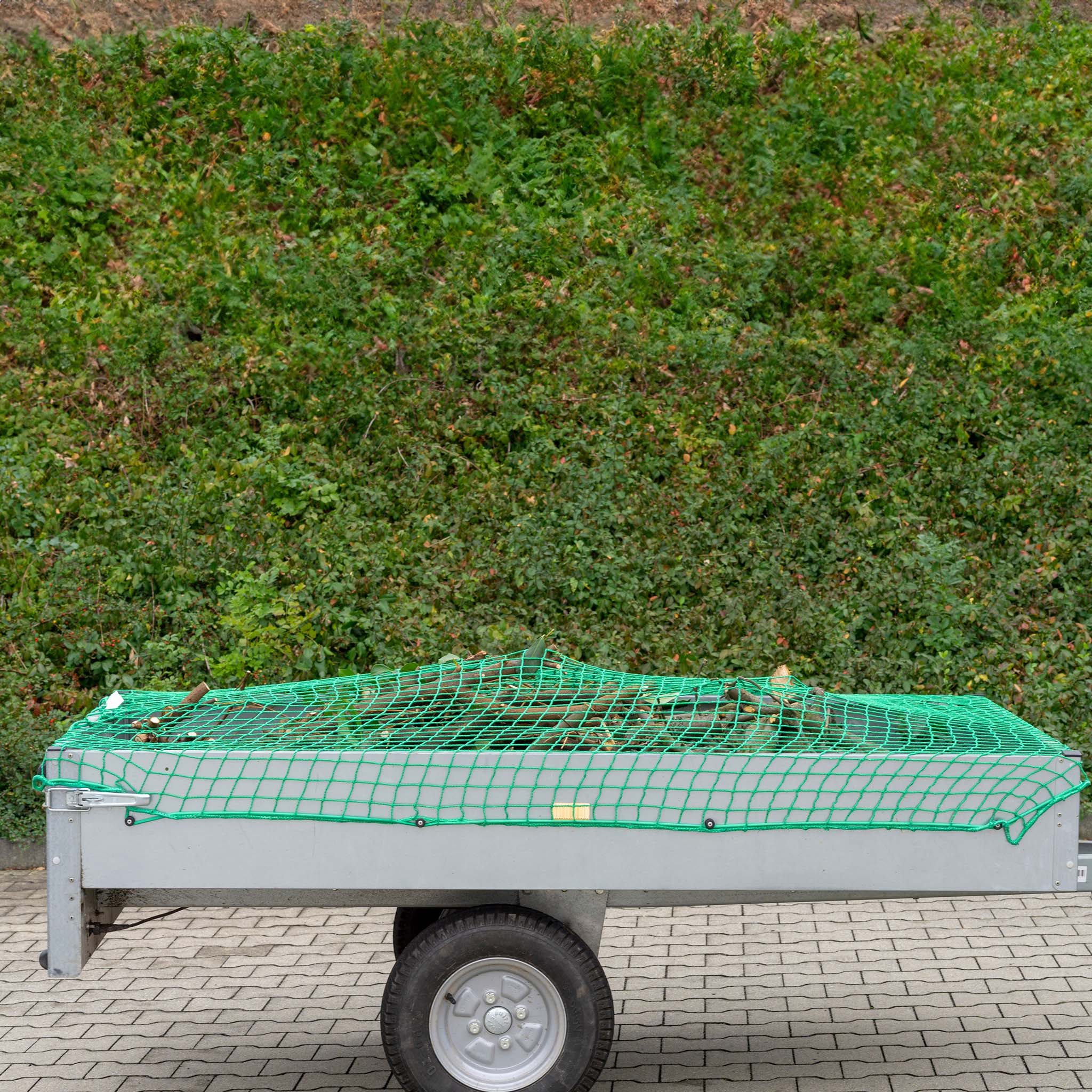 Gepäcknetz / Anhängernetz grün 3x6 m