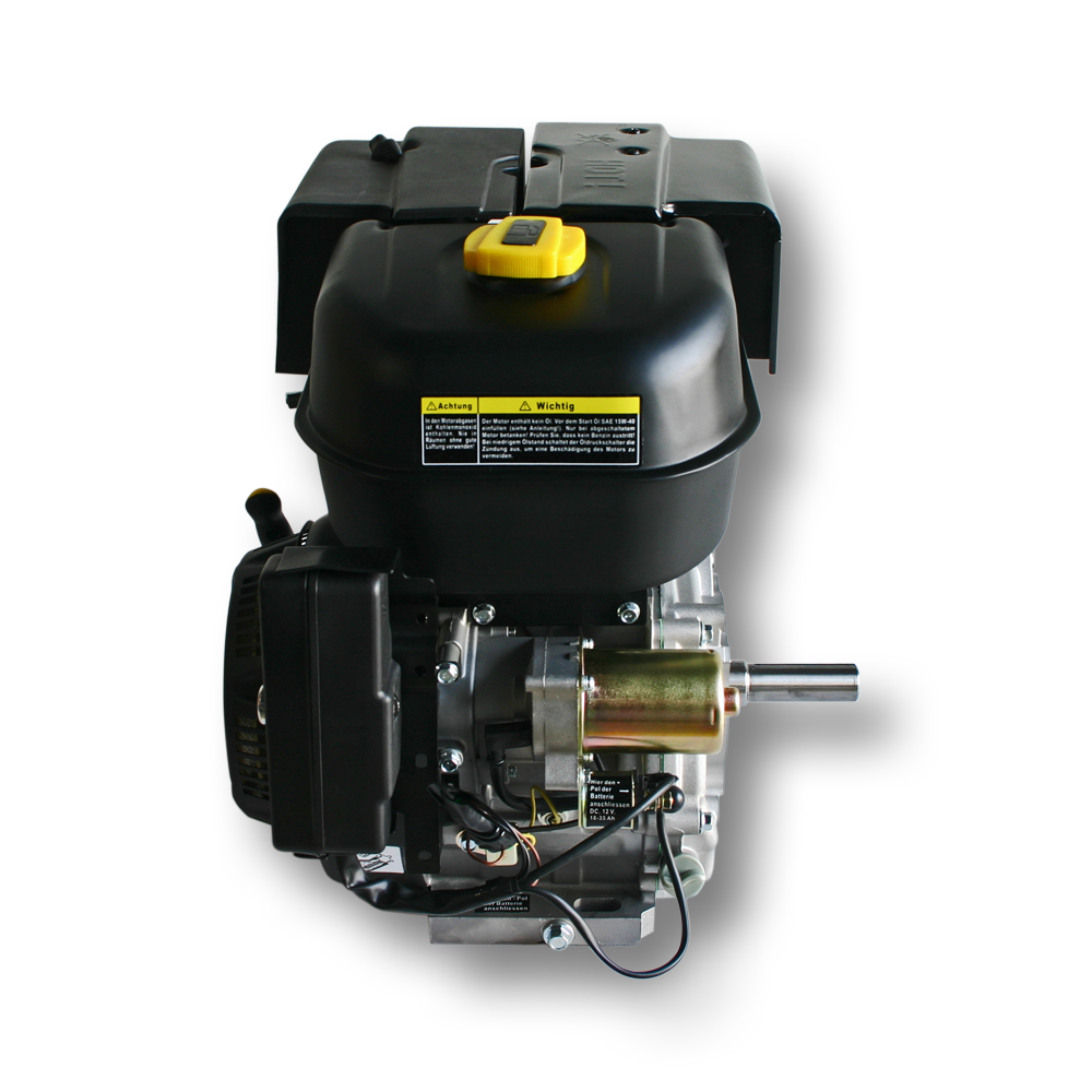 LIFAN 190 Benzinmotor 10 kW 15 PS 25,4 mm 420 ccm mit Handstarter