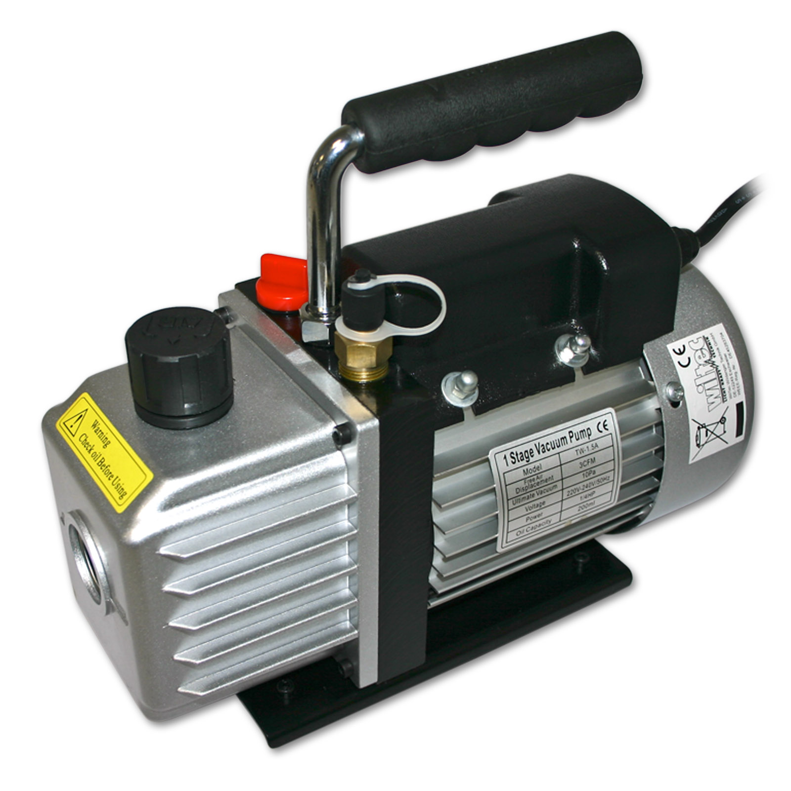Unterdruckpumpe - Vakuumpumpe Vakuum Pumpe 30l - 1cfm / 10Pa