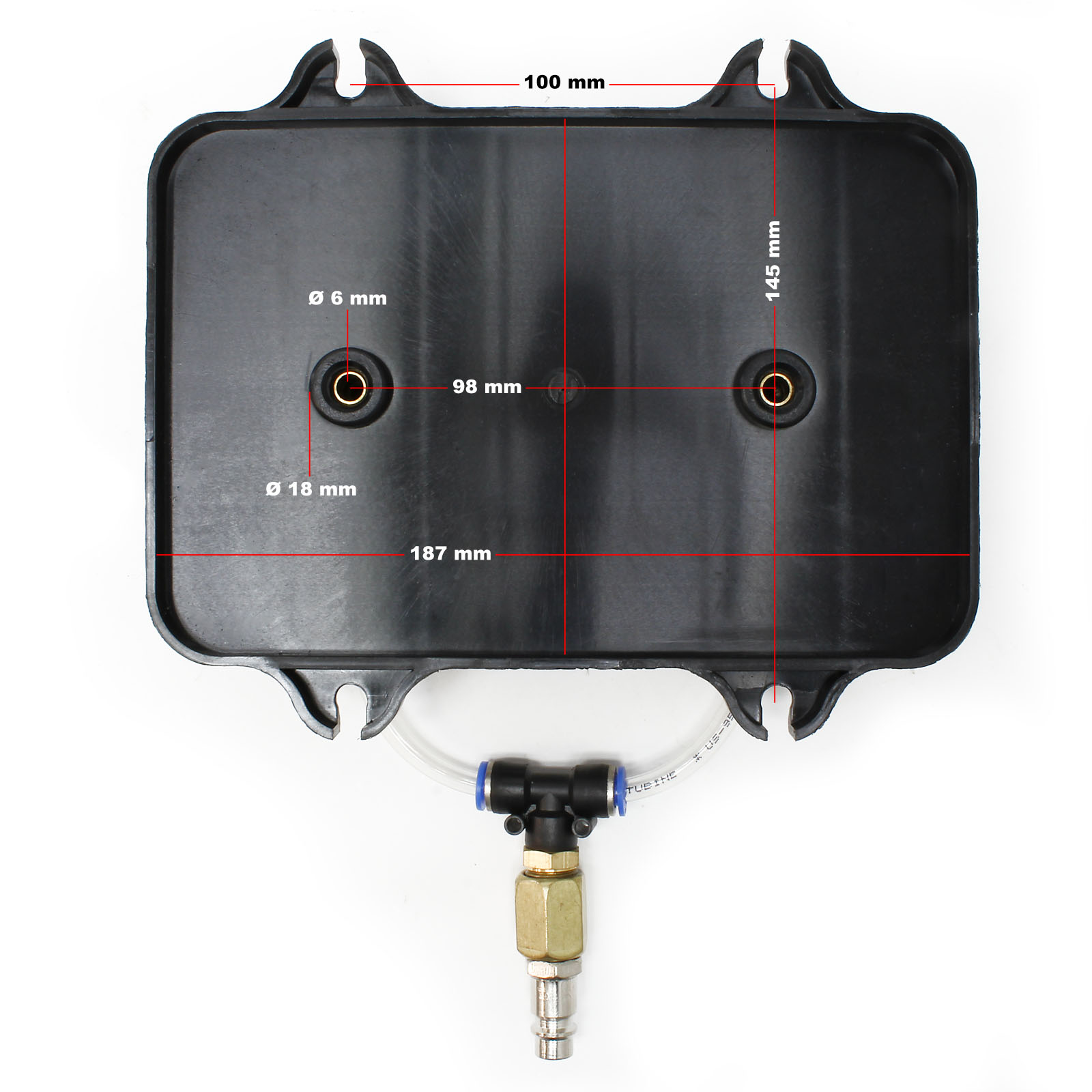 Bremsflüssigkeitsbehälter Adapter MCF440 schwarz
