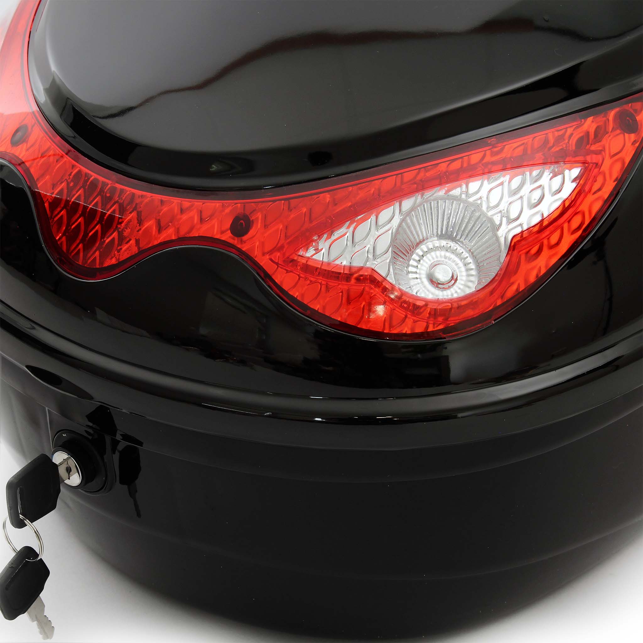  Top Case Moto en Aluminium Coffre pour Moto Roller
