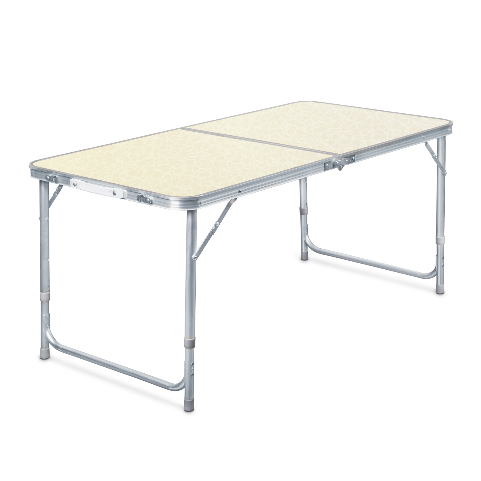 Mesa plegable pequeña de 2 pies, mesa de campamento portátil con soportes  de malla, altura ajustable de aluminio ligero, con asa de transporte para