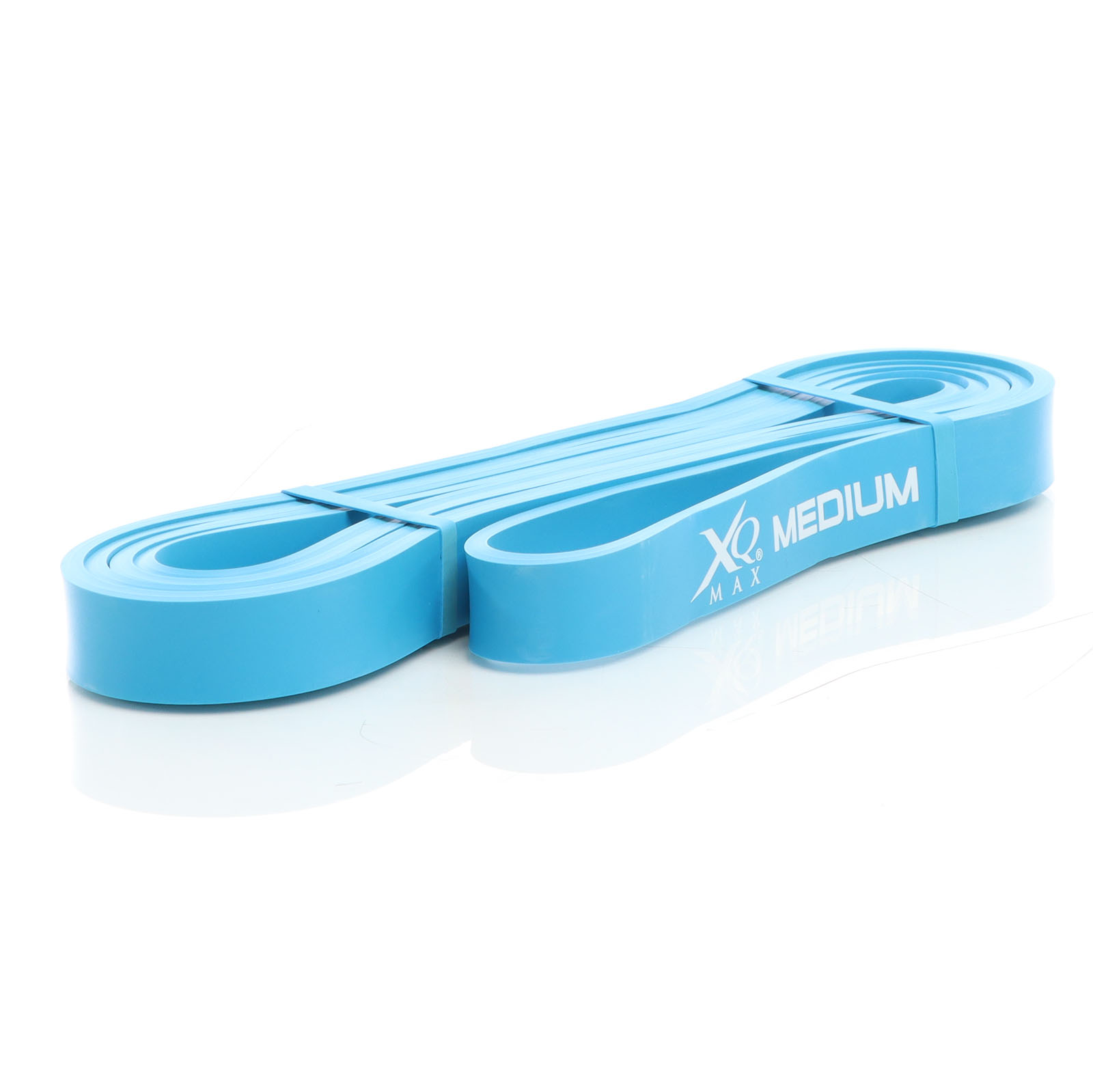 LUXTRI Fitnessband mit Widerstandsstärke medium 100% Latex in Blau