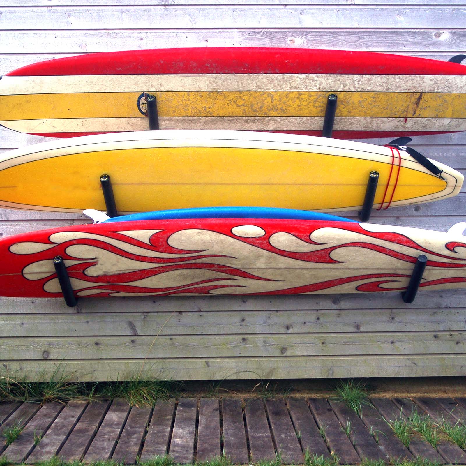 Telakeni Support mural de rangement pour kayak, crochets muraux robustes  pour garage, design pliable pour kayaks, canoë, planche de surf, planche de  paddle