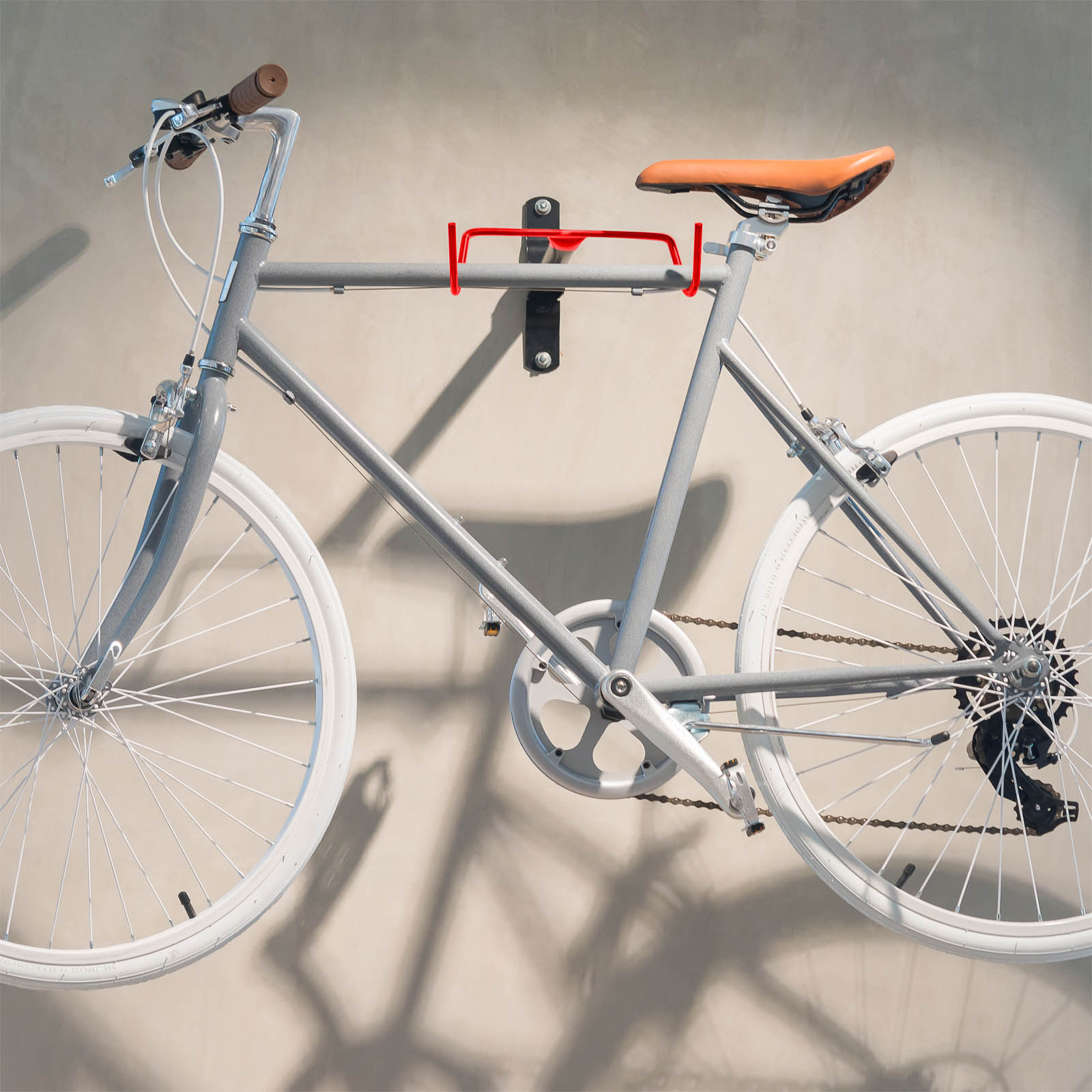 Klappbarer Fahrradwandhalter 2er-Set für Rahmeneinhängung je 30kg