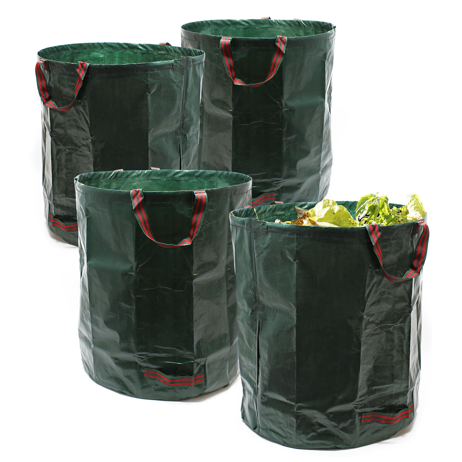 Sac pour déchets de jardin Herbe Feuillage Sac à ordure 272L PE