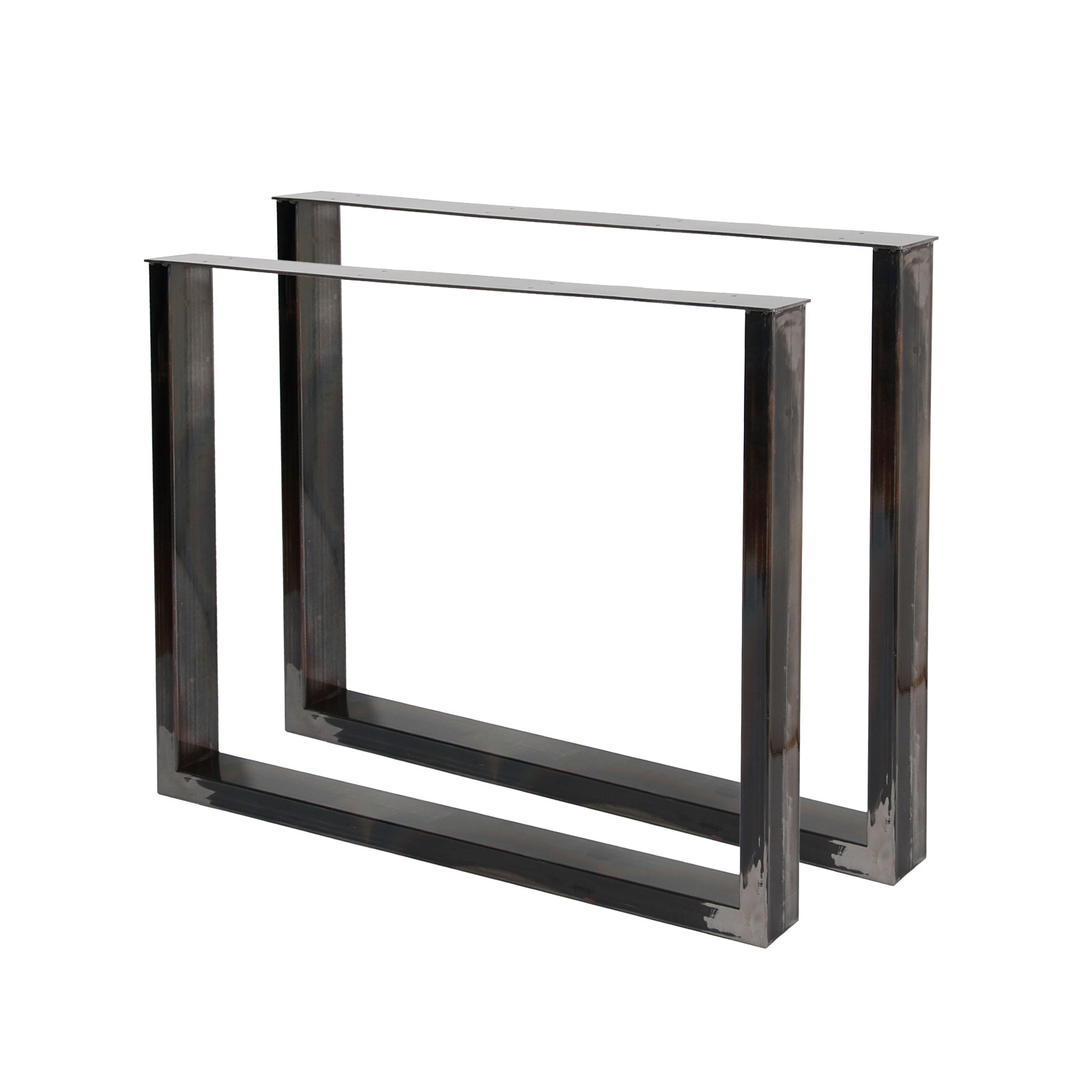 Bankkufen für Sitz- und Eckbänke Stahl klarlackbeschichtet 40x43 cm