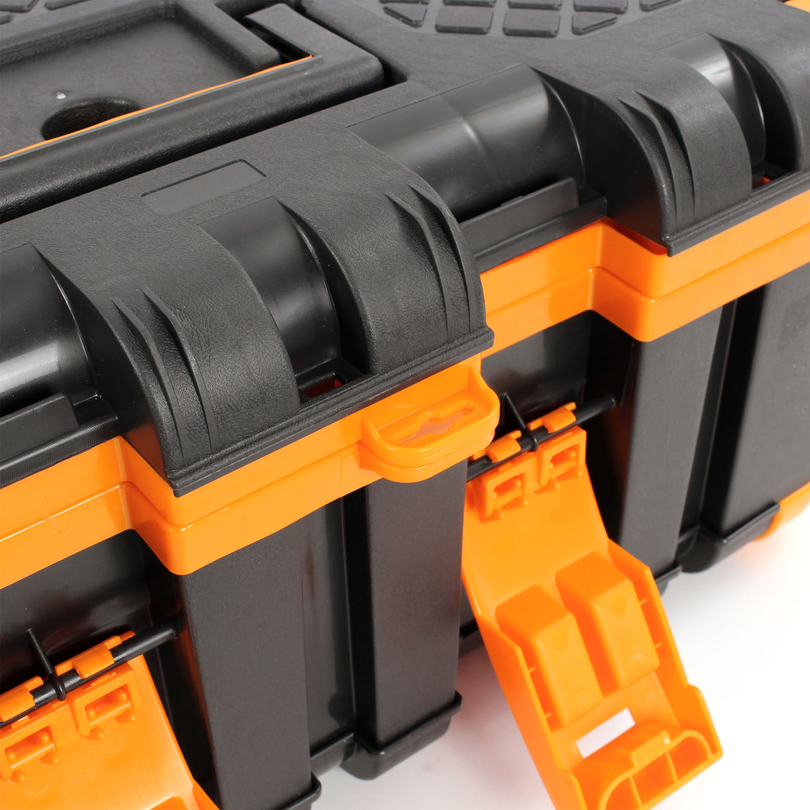 XPOtool Caja de herramientas vacía 36x16x19cm plástico maleta organizador y  2 compartimentos extras