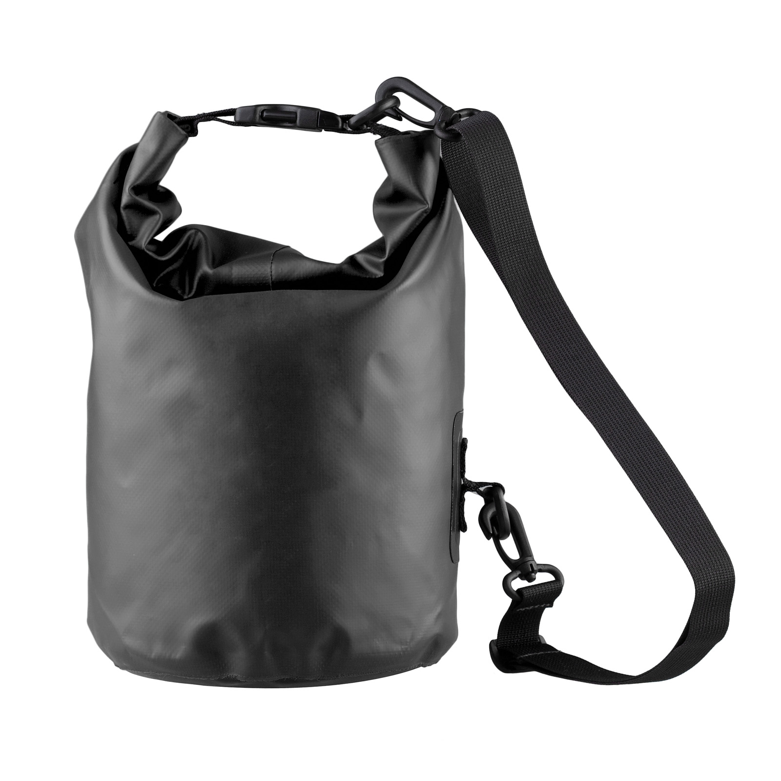 LUXTRI Wasserdichte Tasche 2l Dry Bag 11,5x28 cm Schwarz Trockensack