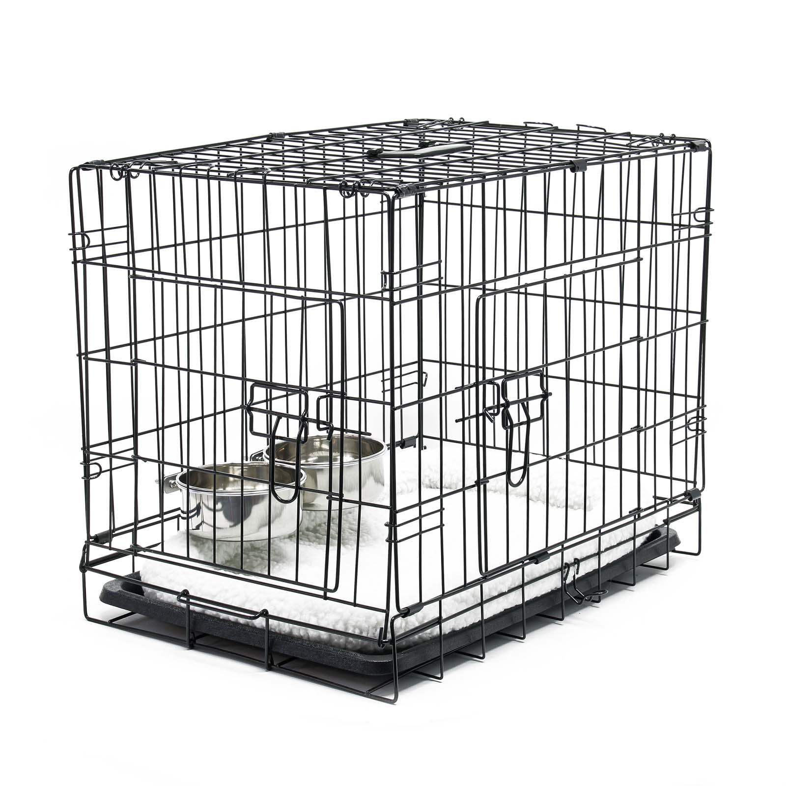 Cage de transport M Pliable 58x46x53 cm Caisse Chien Chat Box