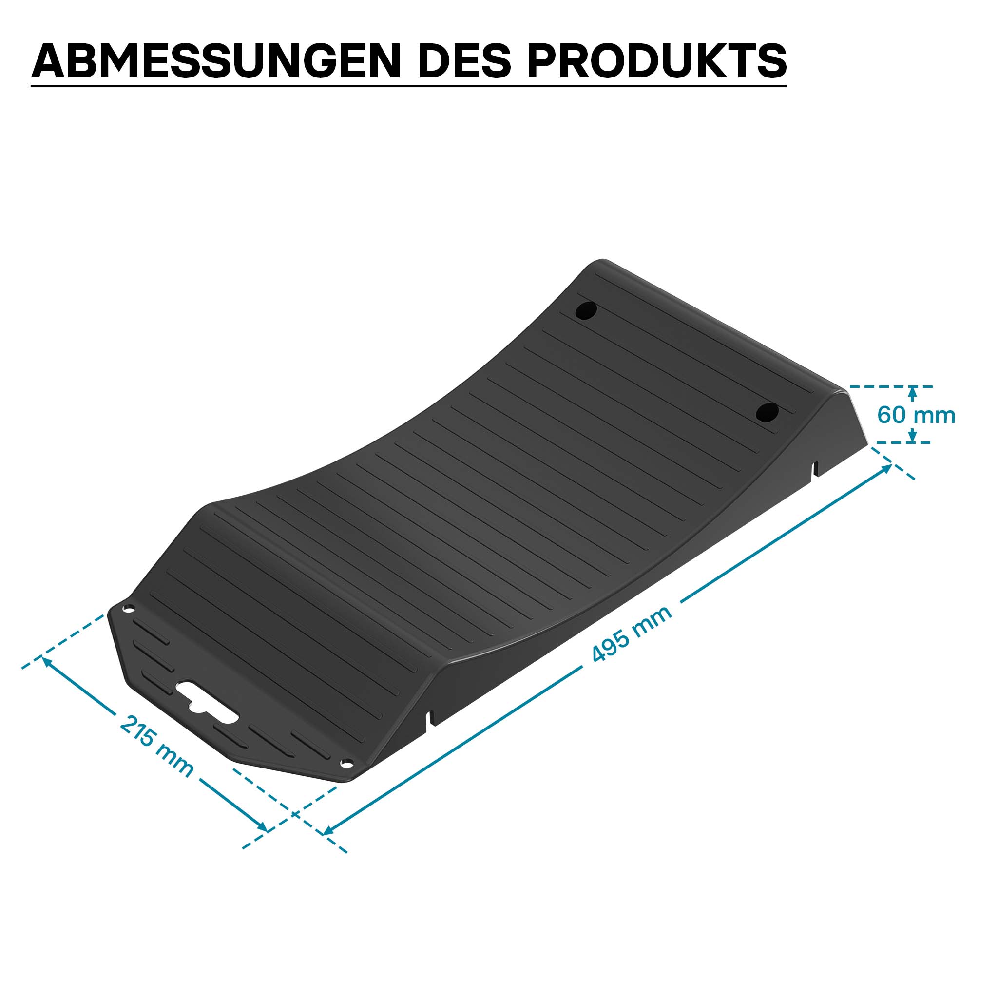 Wiltec Kit de cales de protection pour pneus XL anti-ovalisation