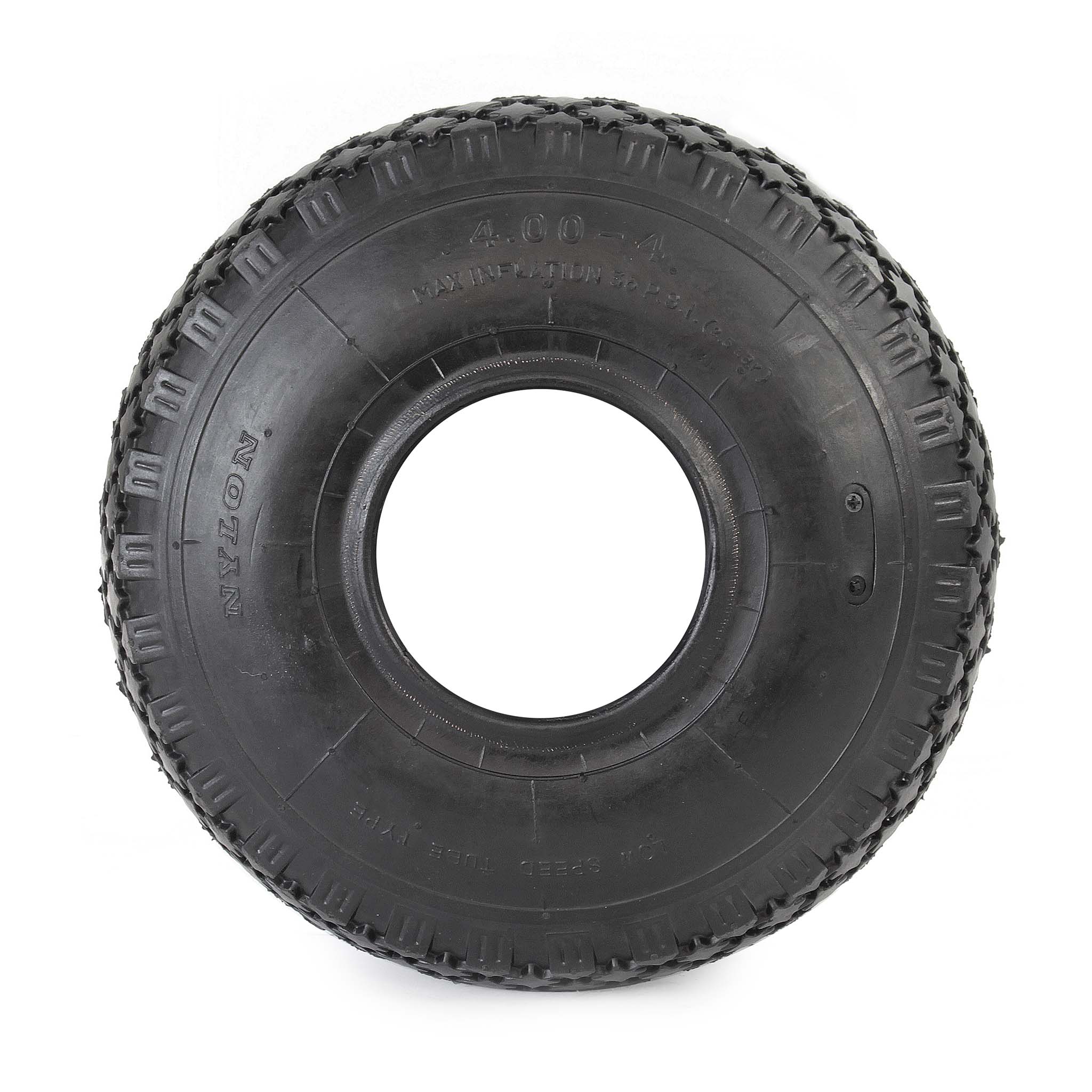Chambre à air pour pneu de tracteur à pelouse 15x6.00-6 avec valve
