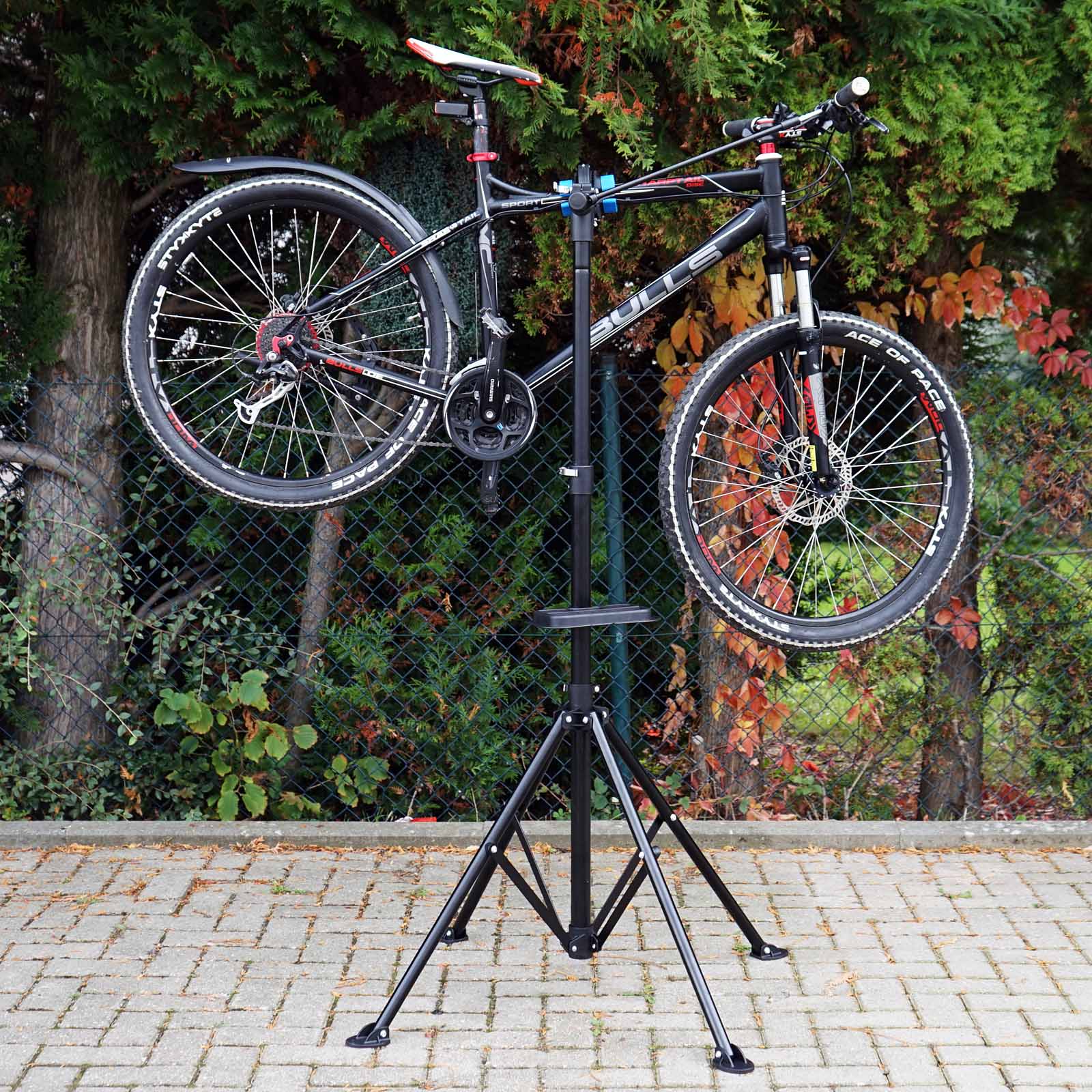 Support réparation pivotant 360° 30kg support montage vélo répar