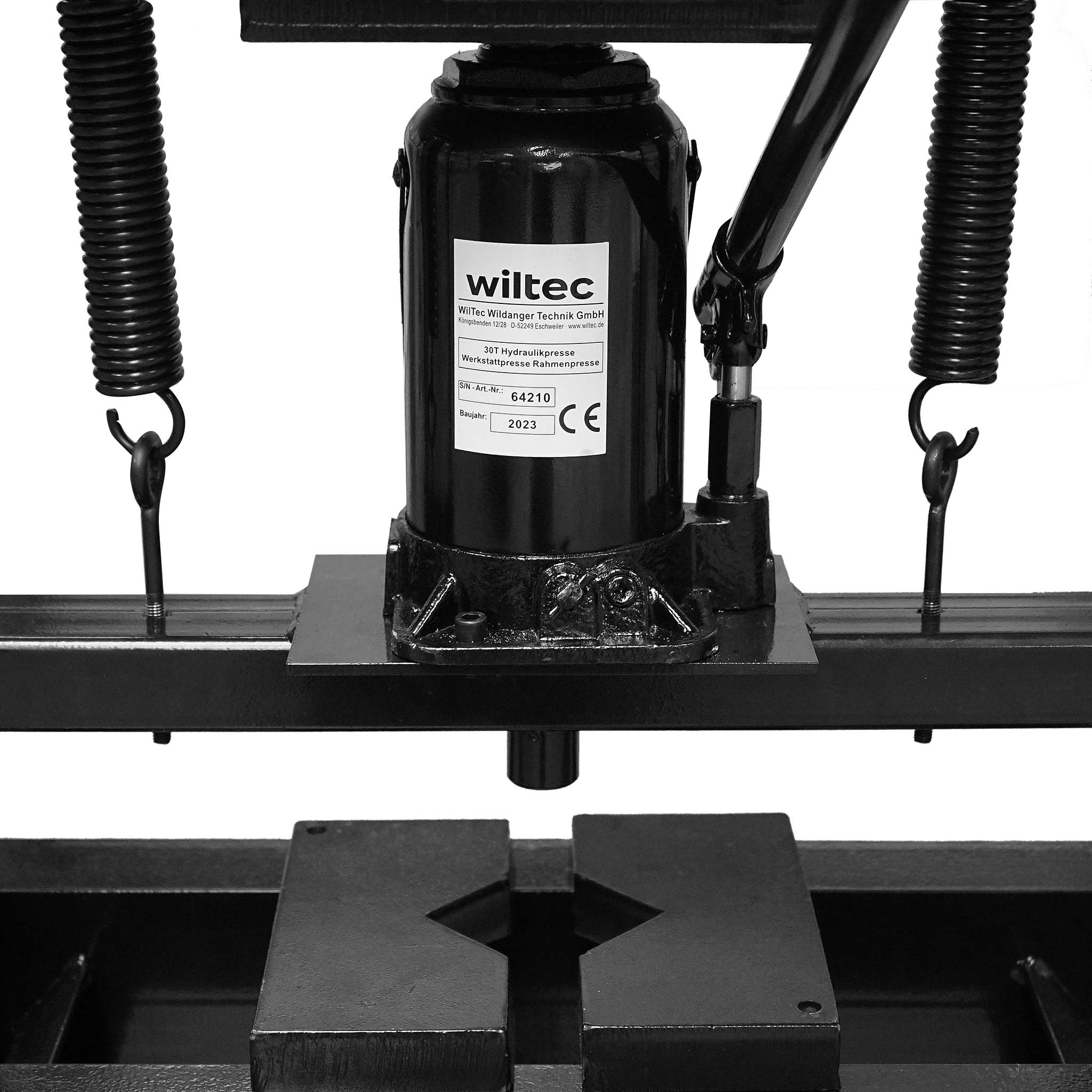 Wiltec Presse hydraulique Presse Atelier Force de pressage 30 Tonnes