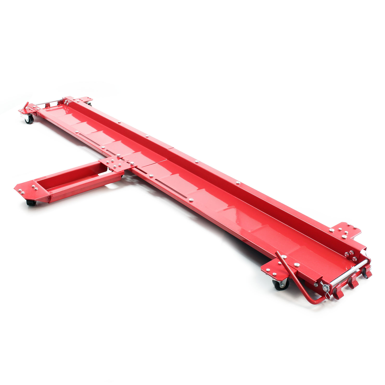 Wiltec Motorcycle Dolly Park-and-move Stand Garage Parking Dolly Centre Stand 60x42x7.5cm max 250kg 