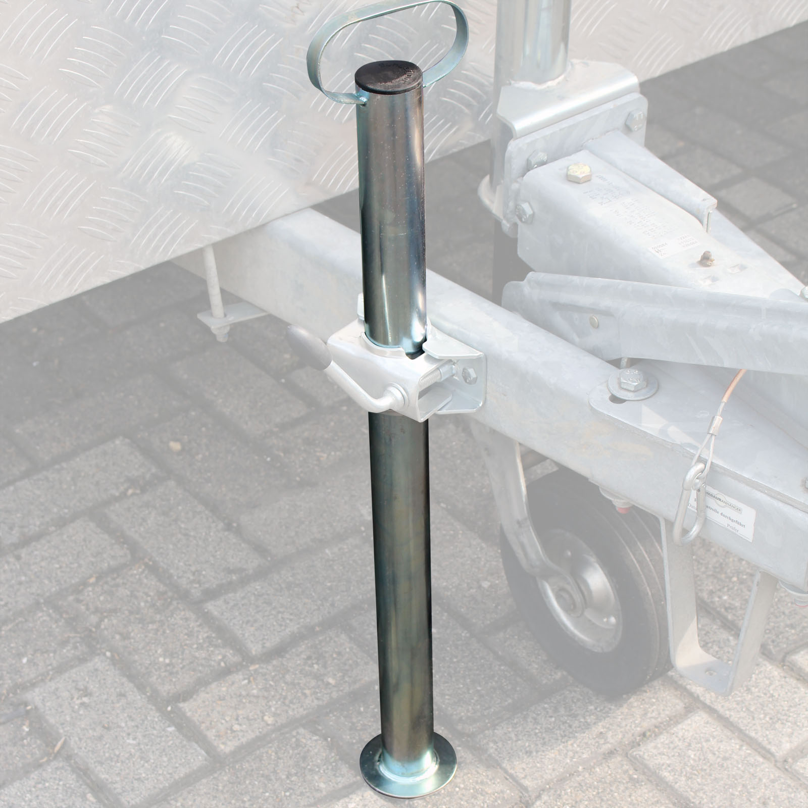 Béquille de remorque - Support de support pour remorque - 45-71 cm -  Réglable - 1000 kg (1) : : Auto et Moto