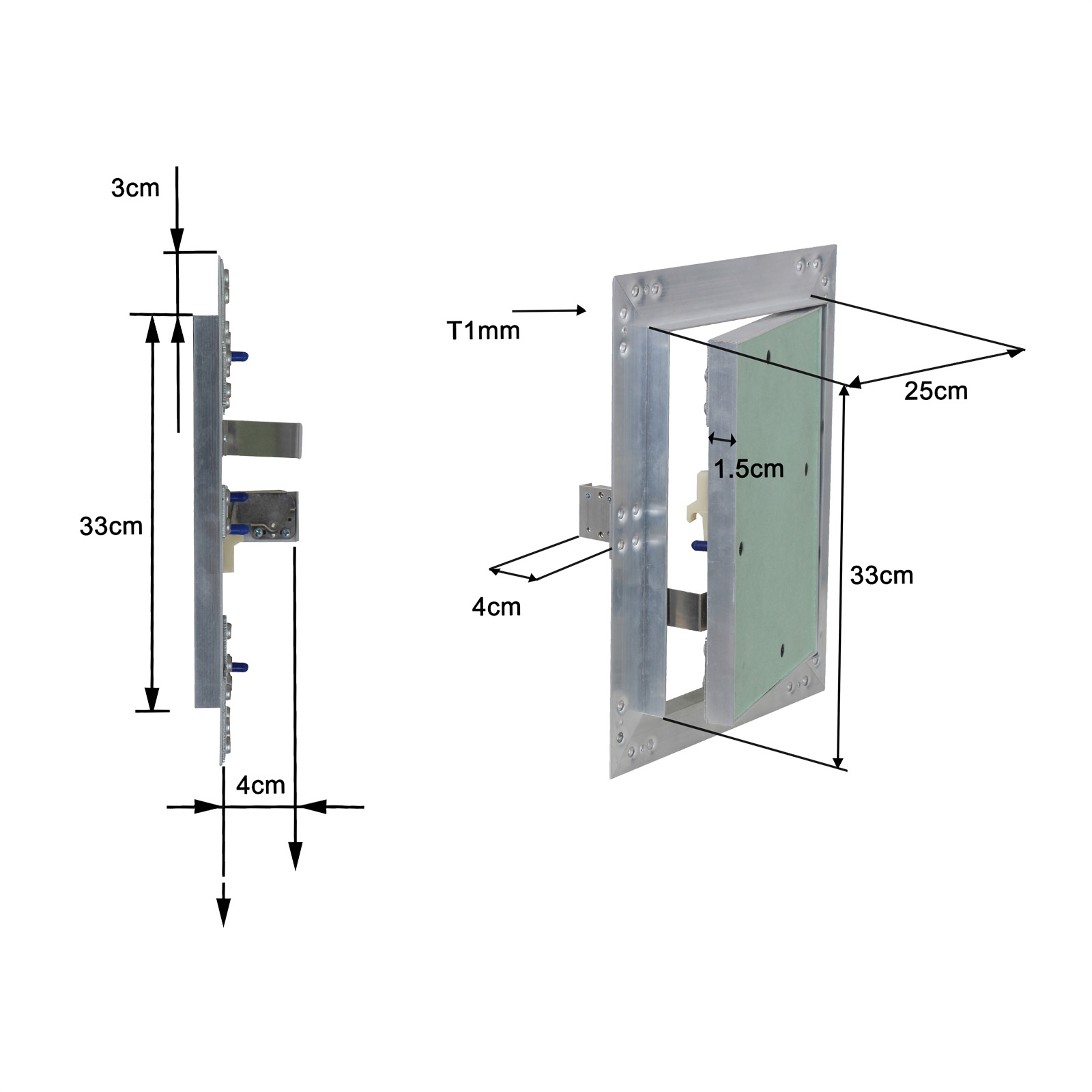 Wiltec Elevador de paneles de yeso ayuda montaje placas de pladur 50 kg  altura ajustable 190 -330cm