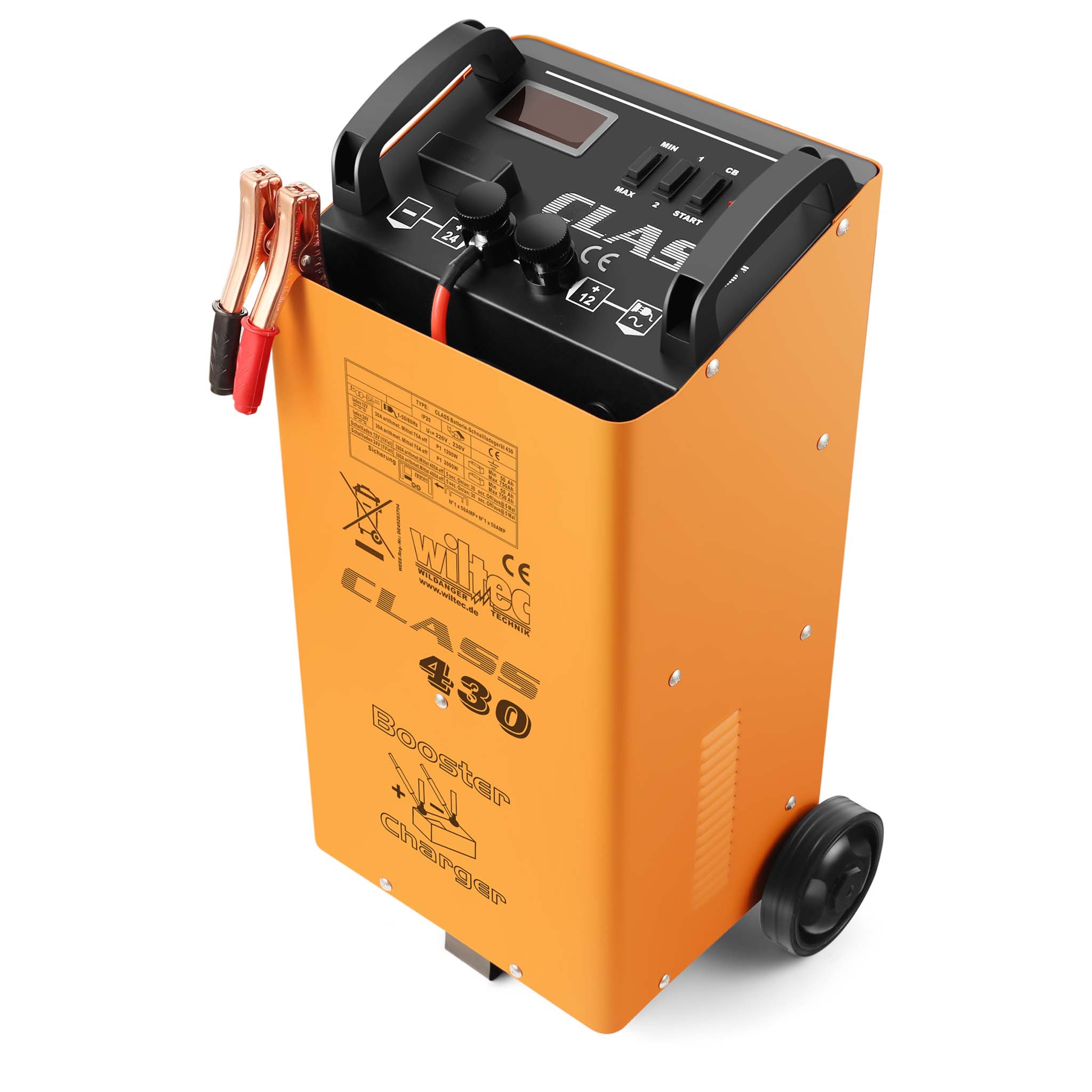 Batterieladegerät mit Starthilfefunktion - 15A - Für 6V oder 12V