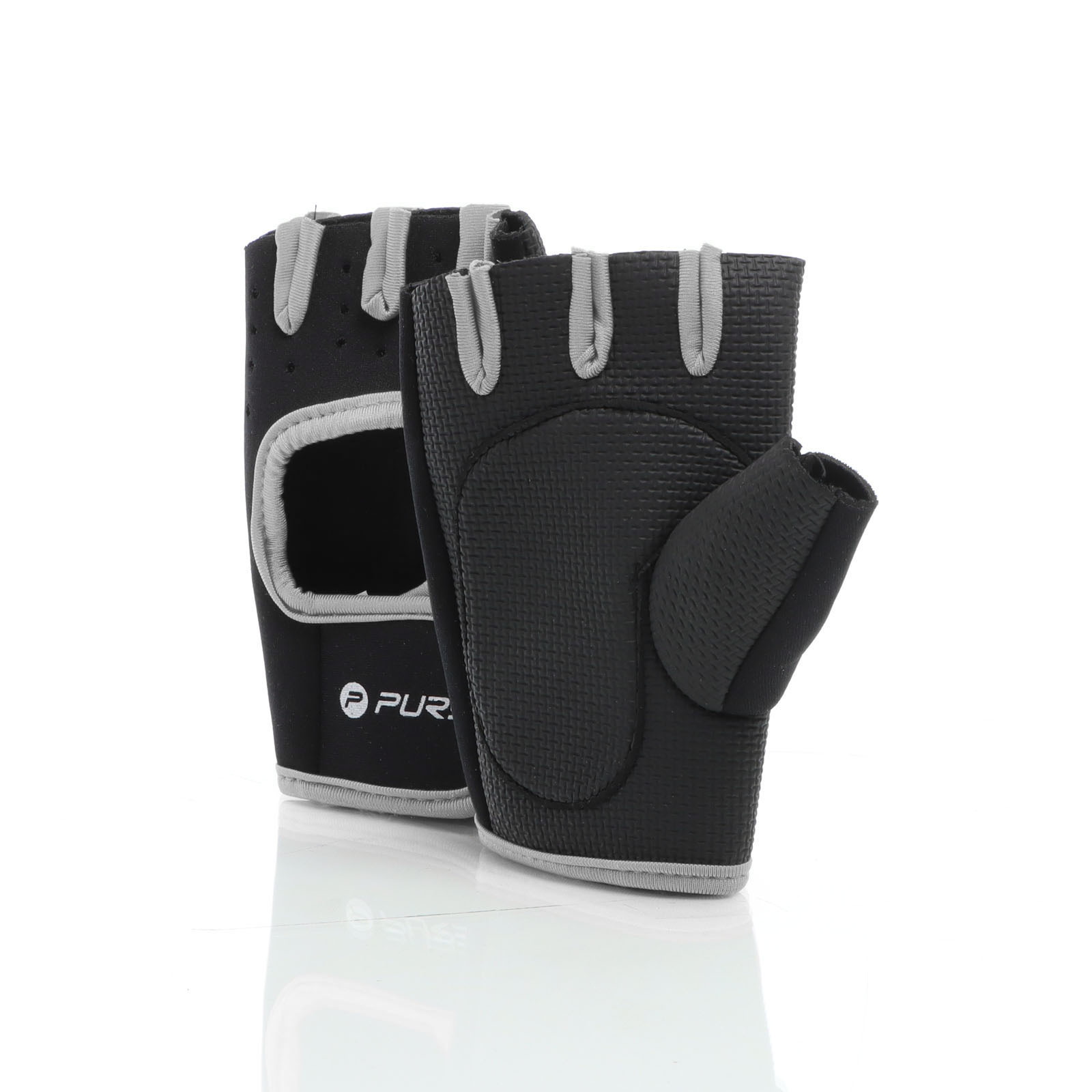 LUXTRI Fitness Handschuhe L-XL Grau Trainingshandschuhe für Sport