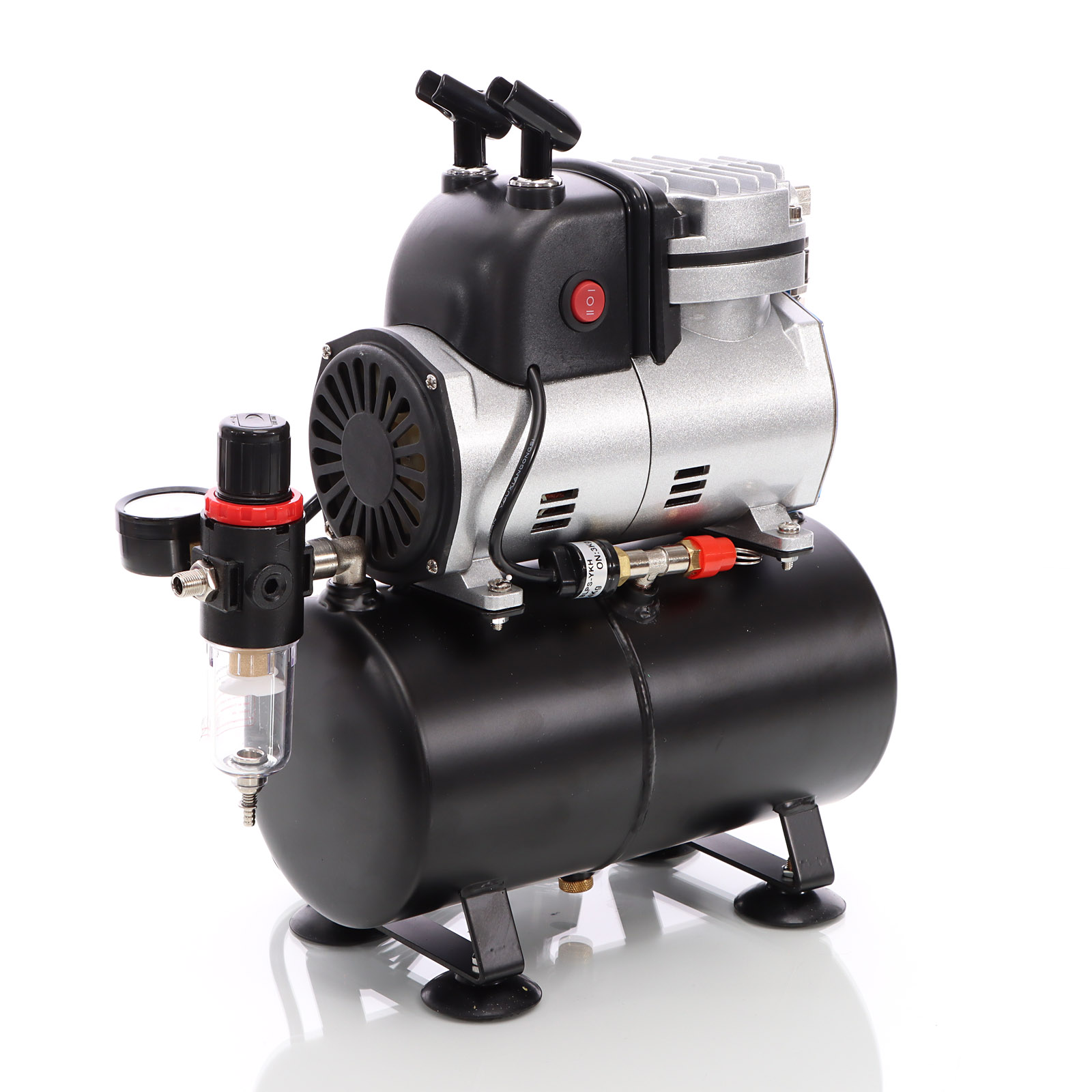 Airbrush Compressore AF189 serbatoio di aria riduttore di pressione  dell'acqua