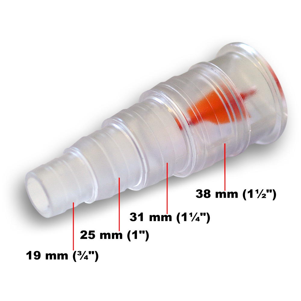 Pezzo di ricambio SUNSUN cuv-224 UV-anschlußeinheit a 24w teichklärer UVC Dispositivo 