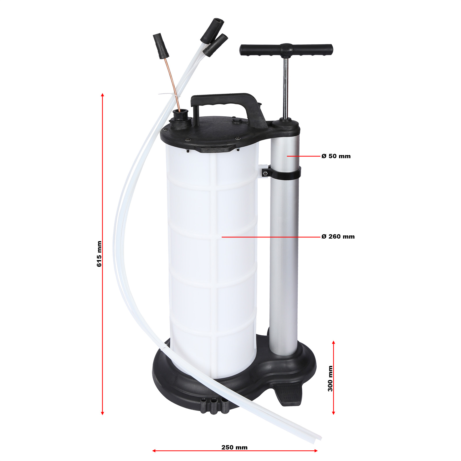 Manual Fluid Extractor with 9l Tank for Oils, Water, etc.