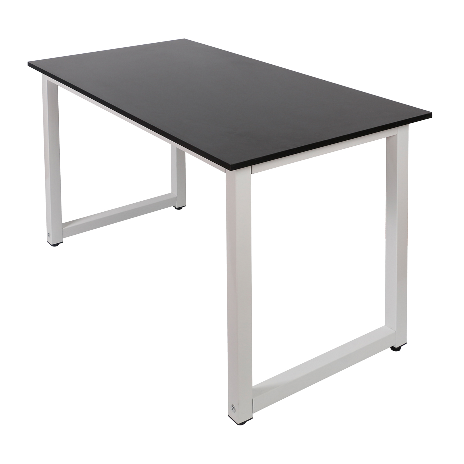 Schreibtisch 120x60x70cm Schwarz mit MDF-Tischplatte