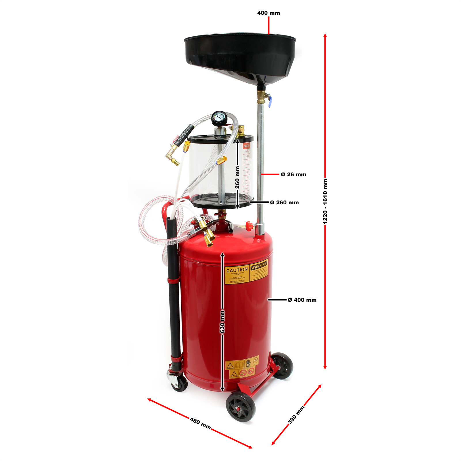 Pneumatic Waste Oil Extractor (Suction/Receiver Type) (II)