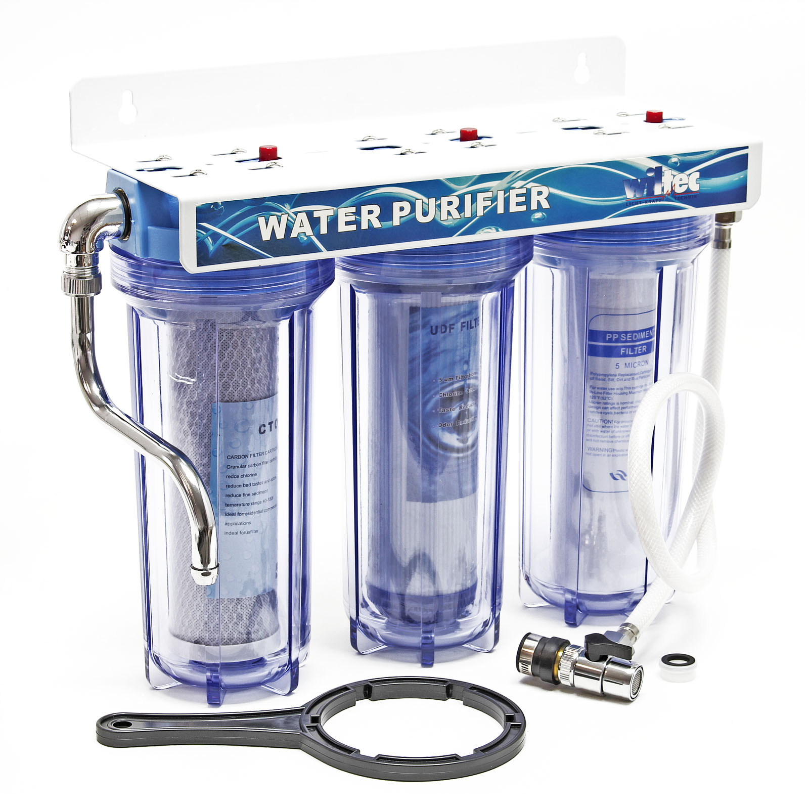 Sistema filtrazione acqua 3 livelli NaturewaterNW-PR103